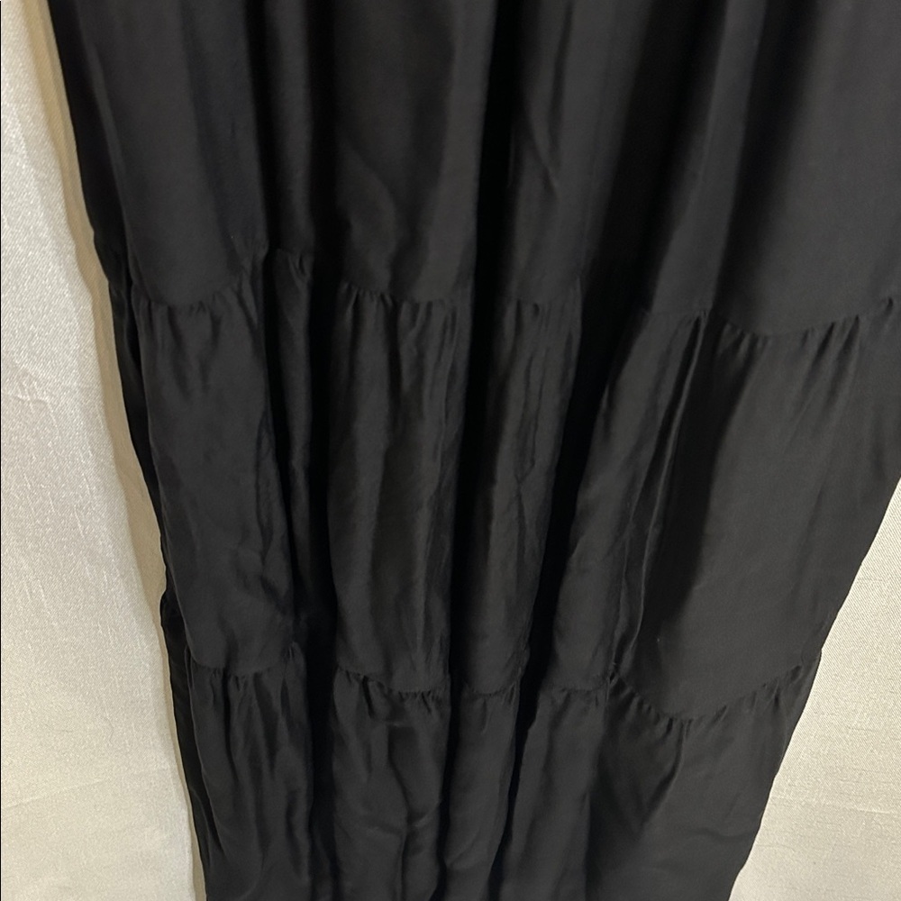 NWOT Black Tiered Lace Maxi Dress - Picture 4 of 7